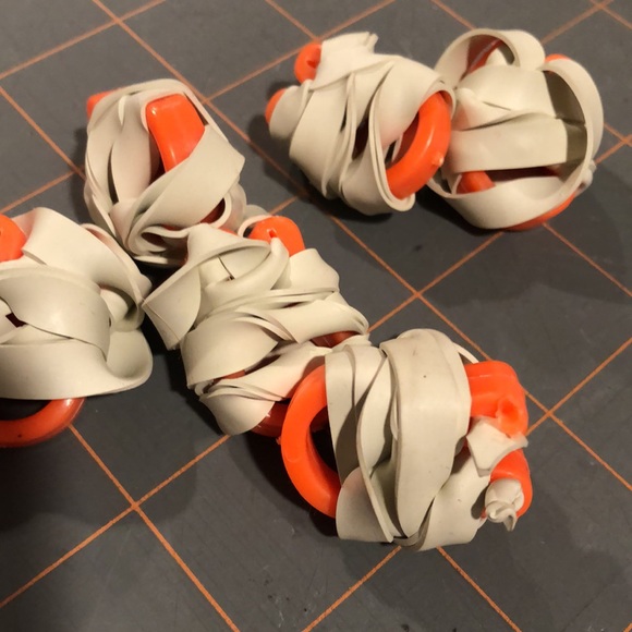 NWOT 7. new orange waterproof swimming nose plugs on elastic - Picture 11 of 13